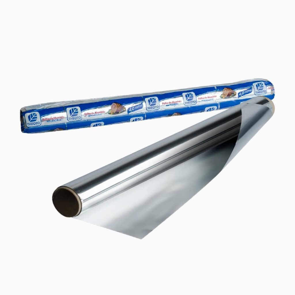 Folha De Alumínio 45CM X 4M Theoto