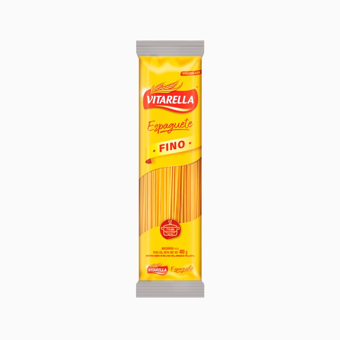 Macarrão Espaguete Fino Vitarella 400G