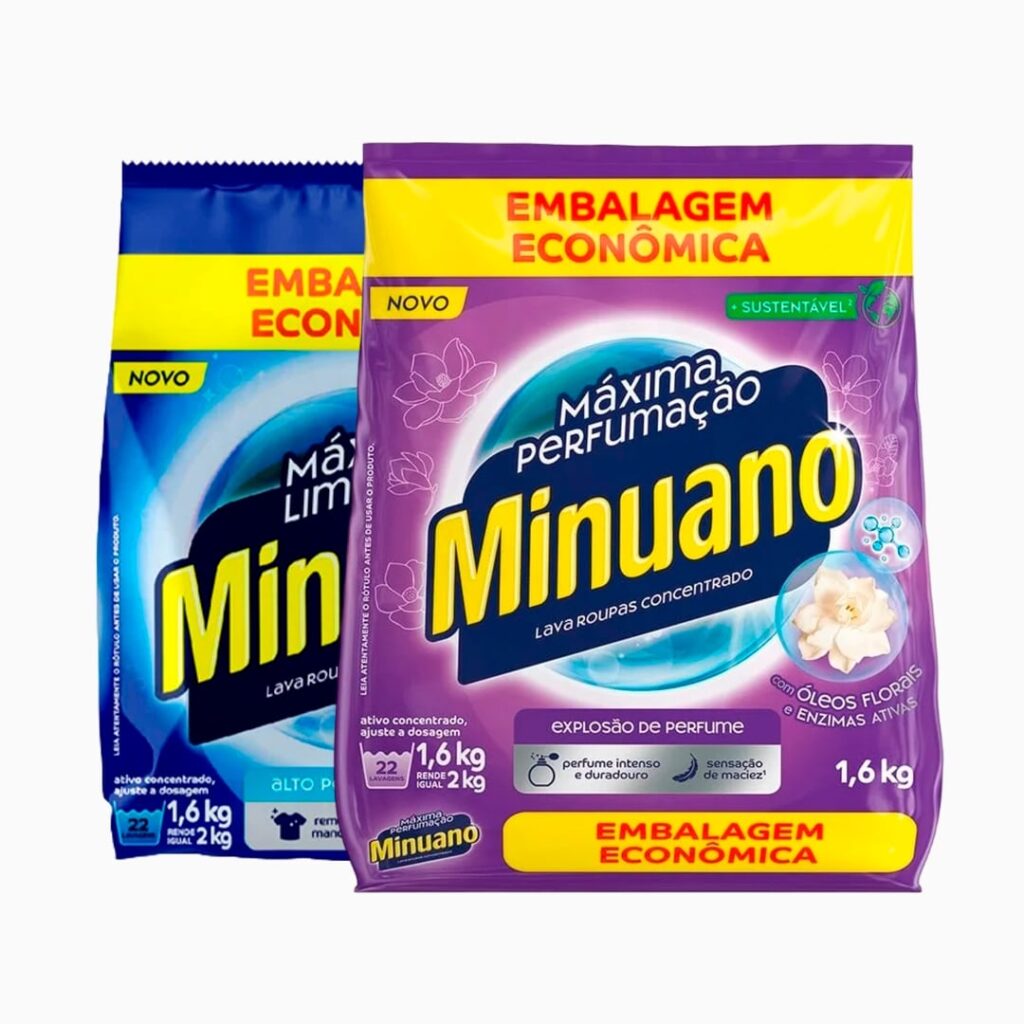 Sabão Pó Minuano 1,6KG (fragrâncias)