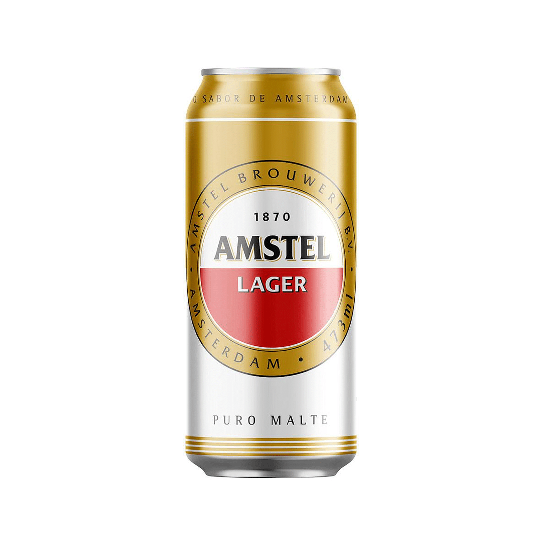 Cerveja Amstel Lager LT 473ML