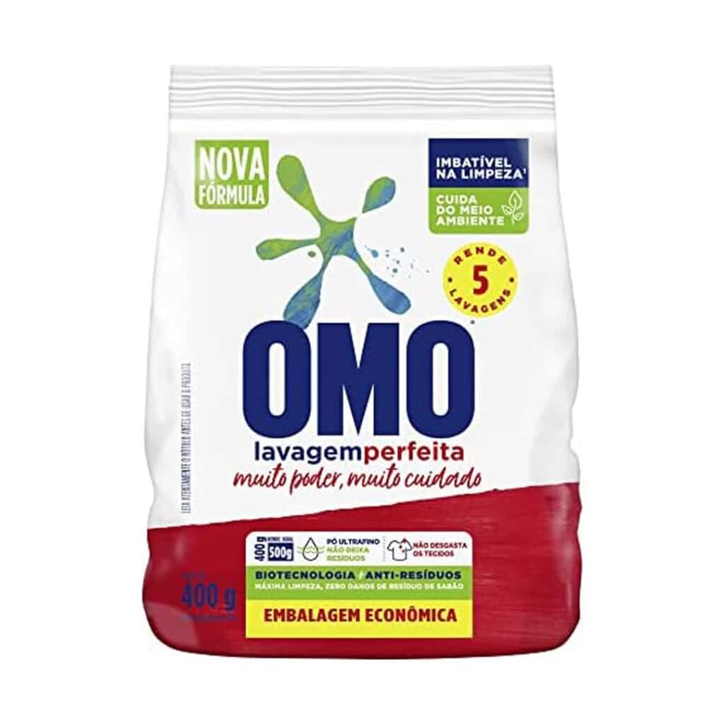 Sabão Pó Lavagem Perf Bag OMO 400G
