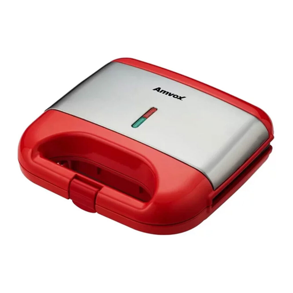 Sanduicheira e Grill AMVOX AMS 500 Red 220V