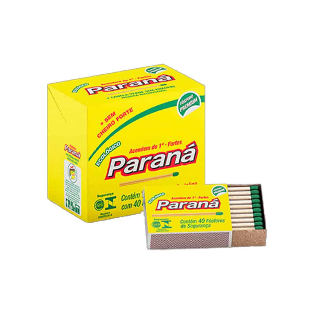 Fósforo Cartolina ECO 40 Paraná 10un