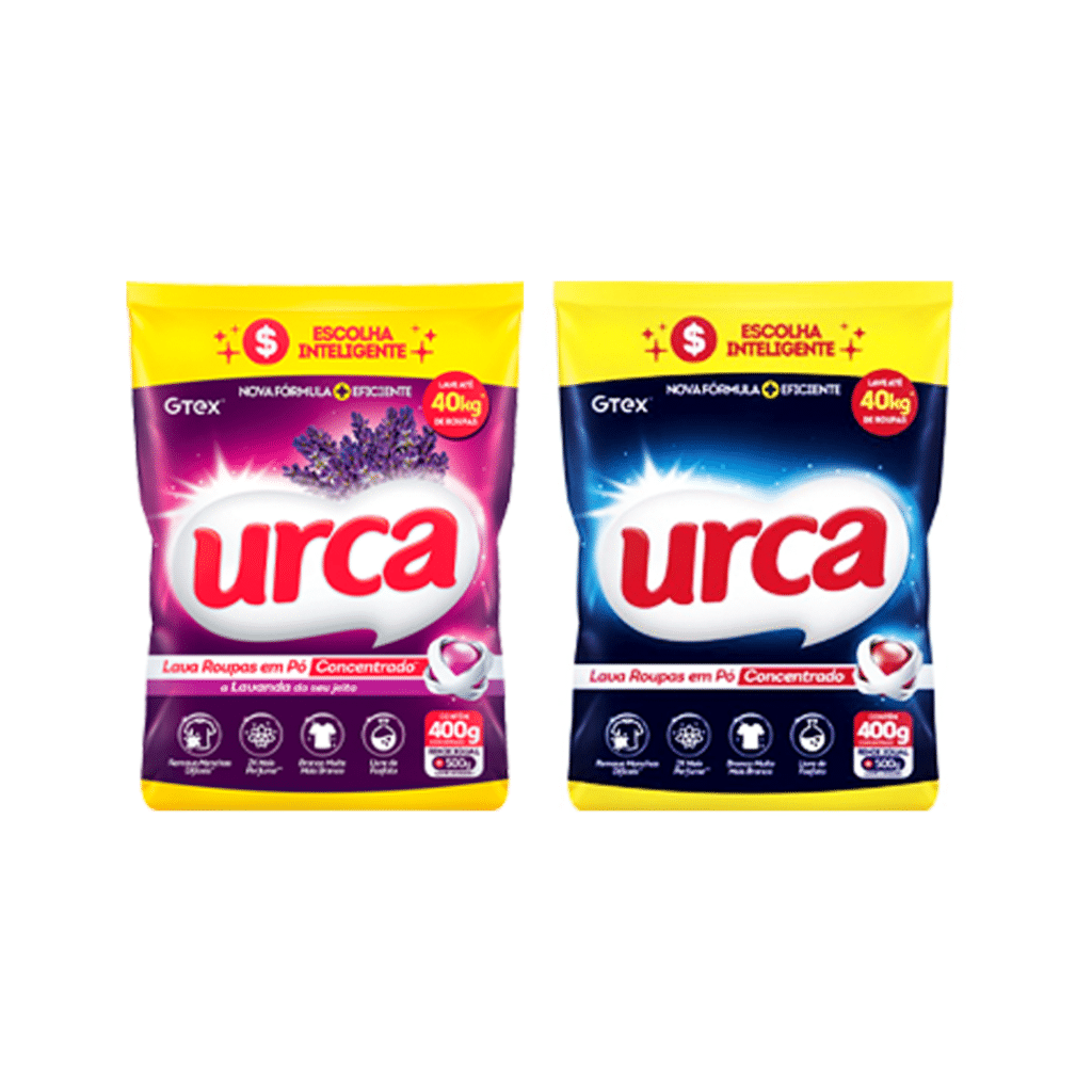 Lava Roupas Pó Urca 400G (Fragrâncias)