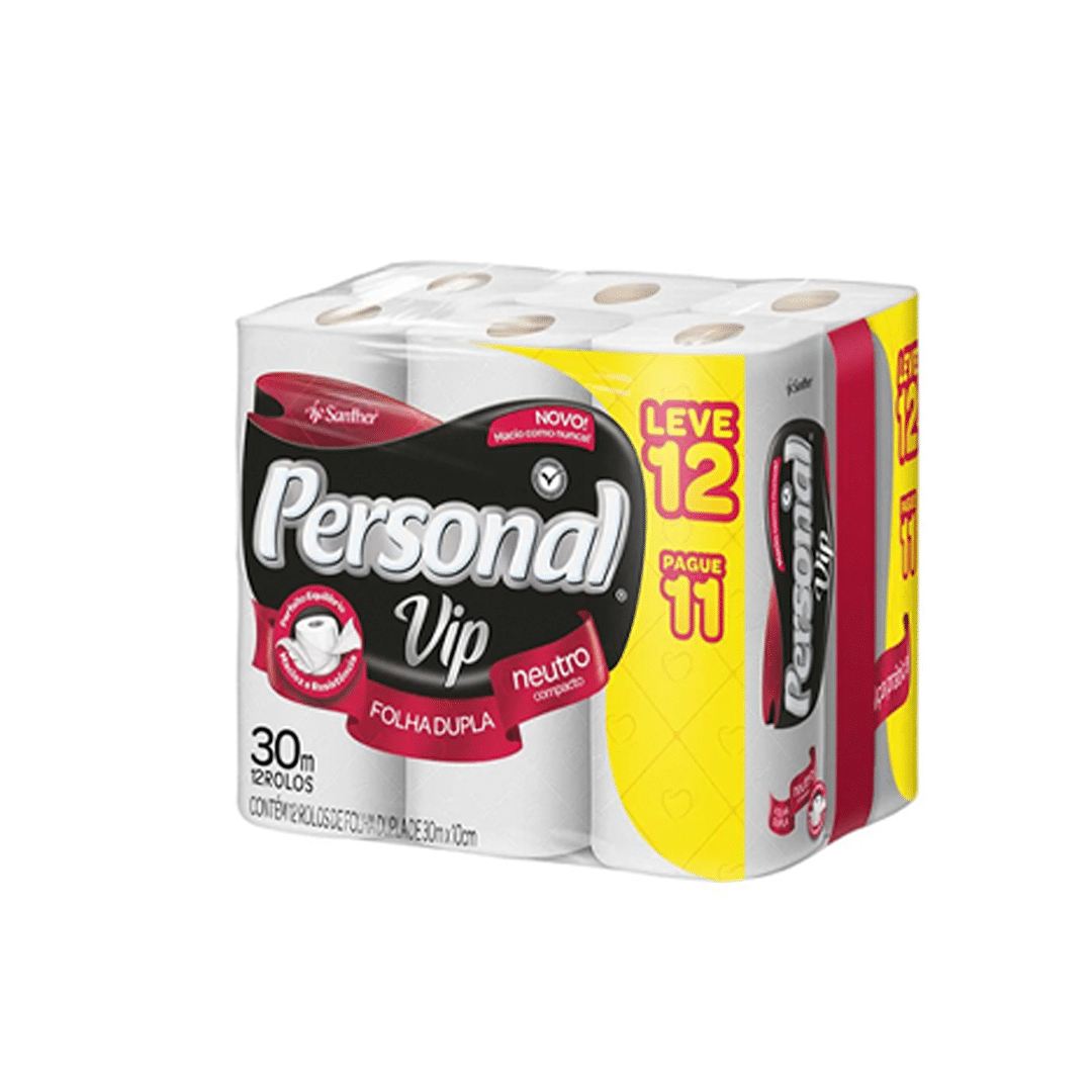 Papel Hig Folh D Neut 30M Personal Vip L12P11
