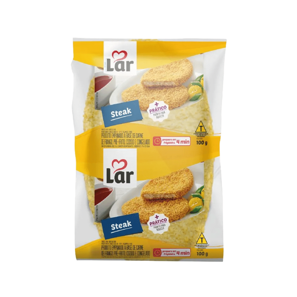 Steak Frango Empanado Lar 100G