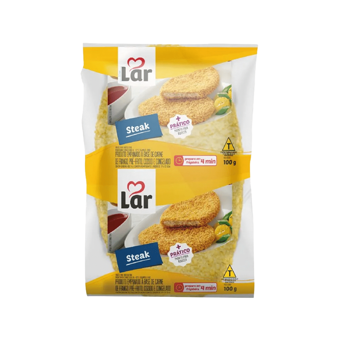 Steak Frango Empanado Lar 100G