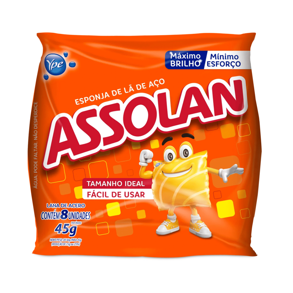 Esponja Aço Assolan 45G