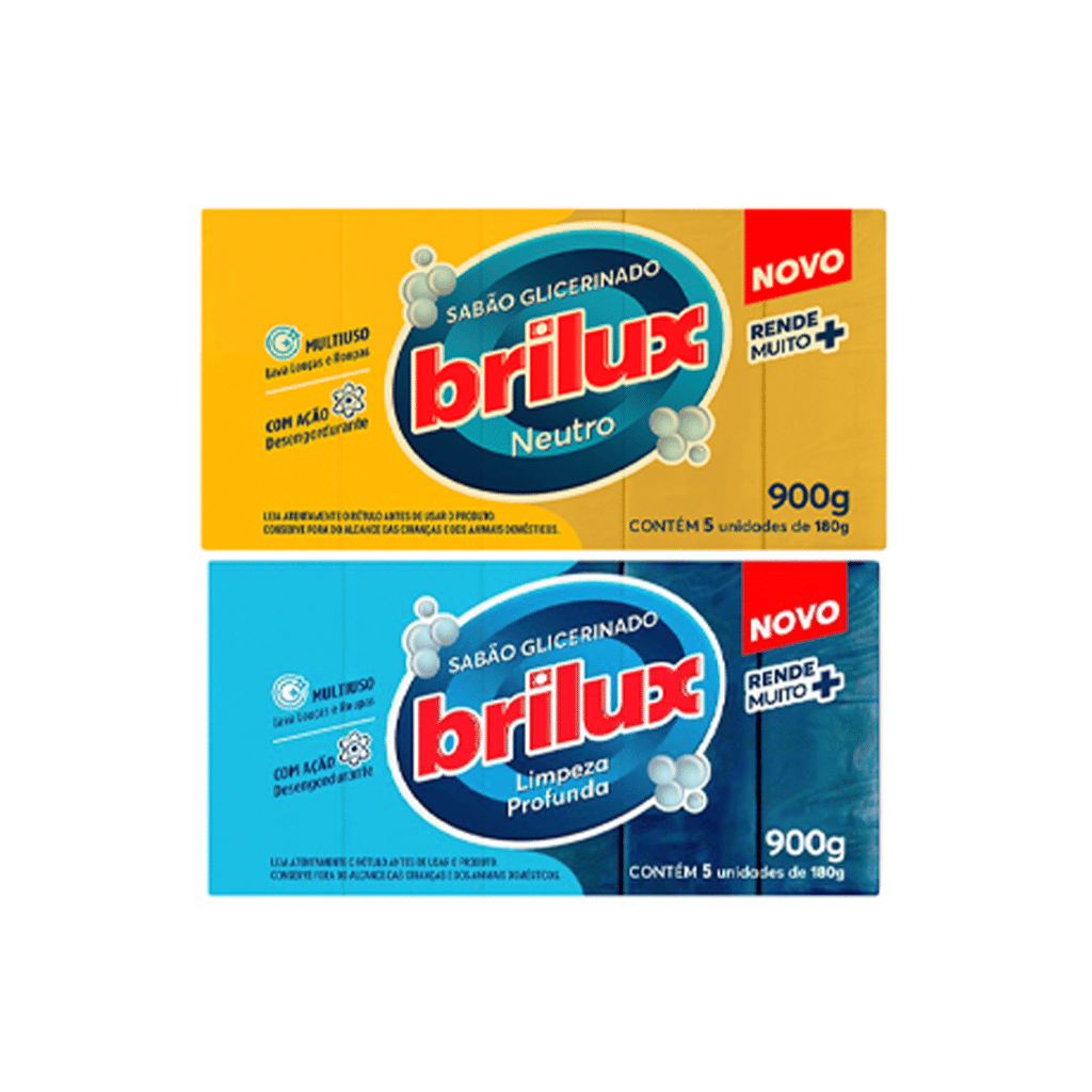 Sabao Barra Brilux 5X180g (FRAGRÂNCIAS)