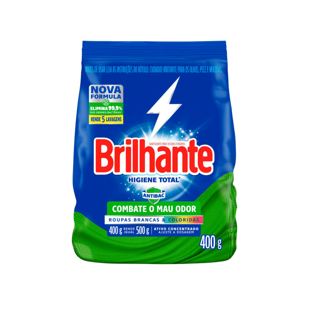 Sabao Po Hig Total Brilhante 400G