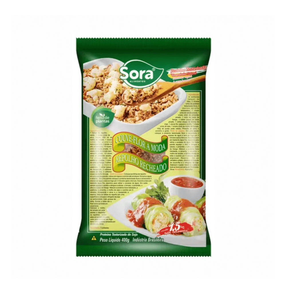 Proteina Text Granu Natur Soja Sora 400G