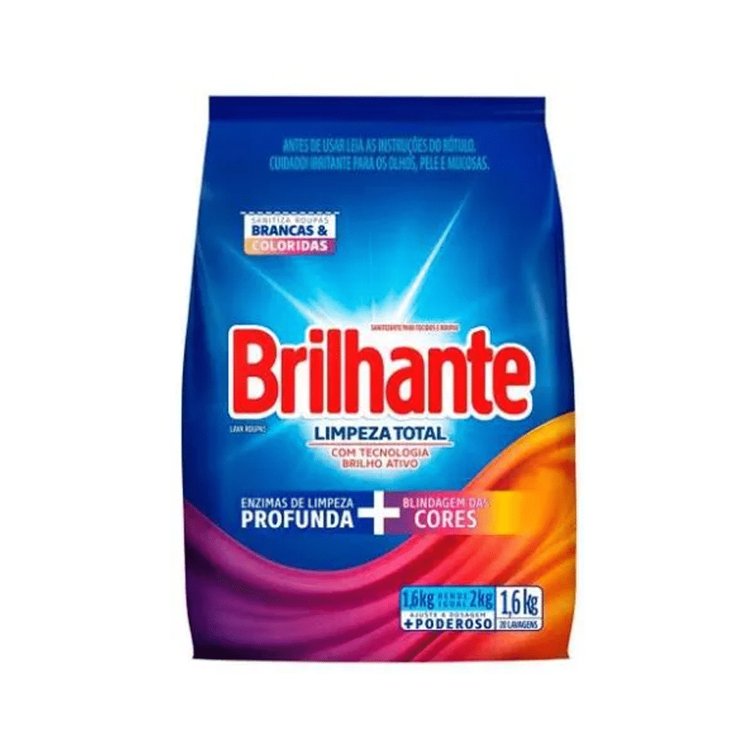 Sabao Po Brilhante 1,6KG (FRAGRÂNCIAS)