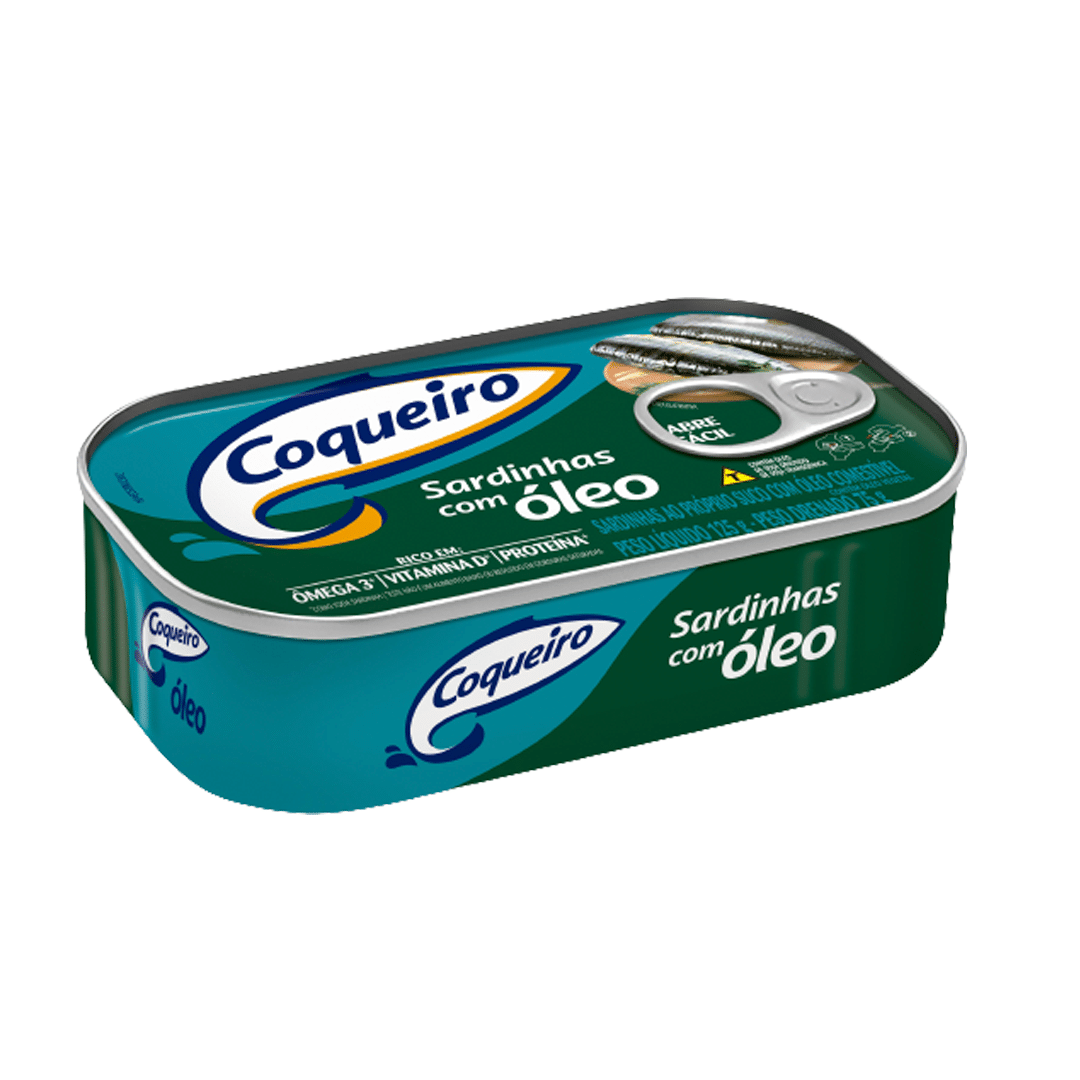 Sardinha C Oleo Soja Coqueiro 125g