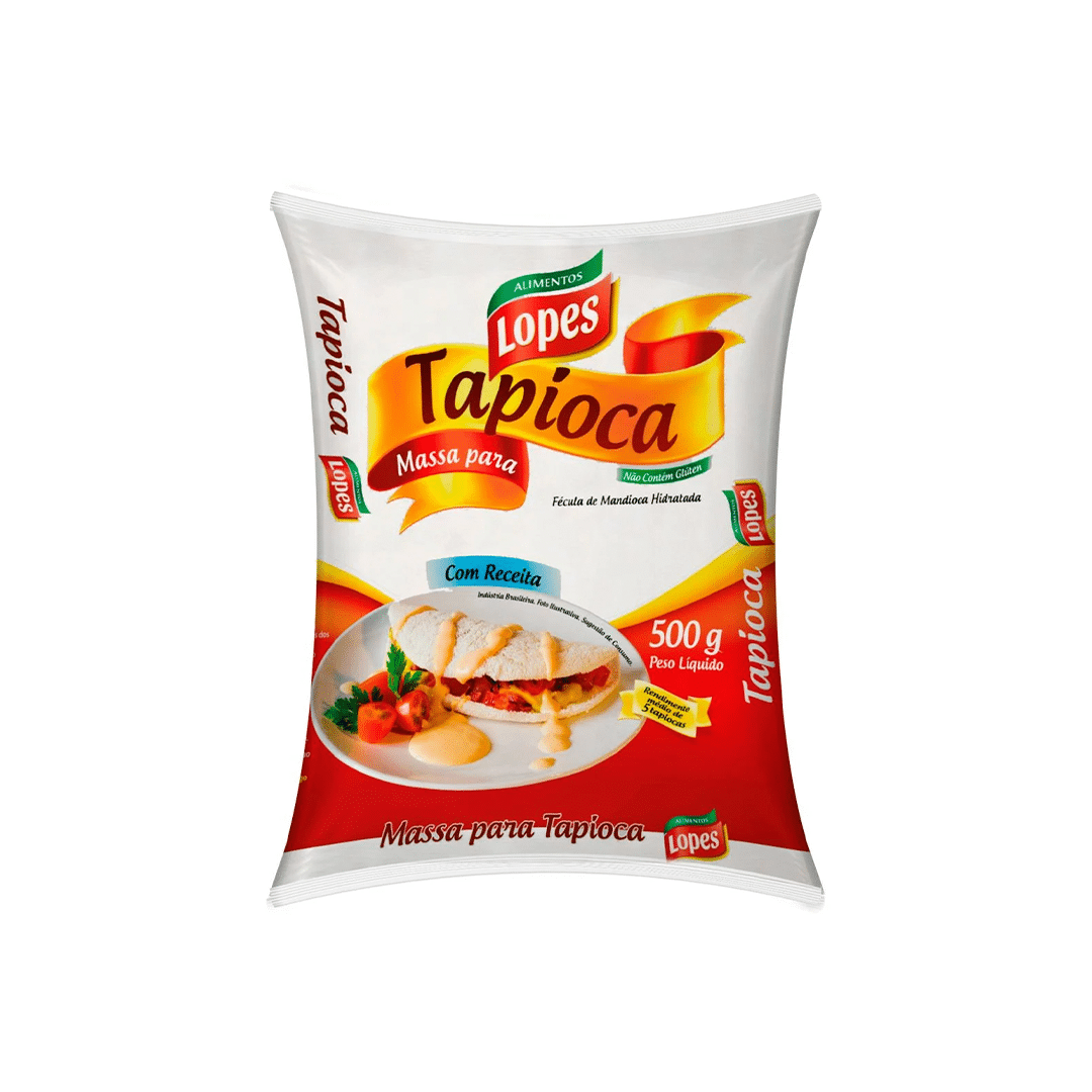 Tapioca Hidratada Lopes 500g