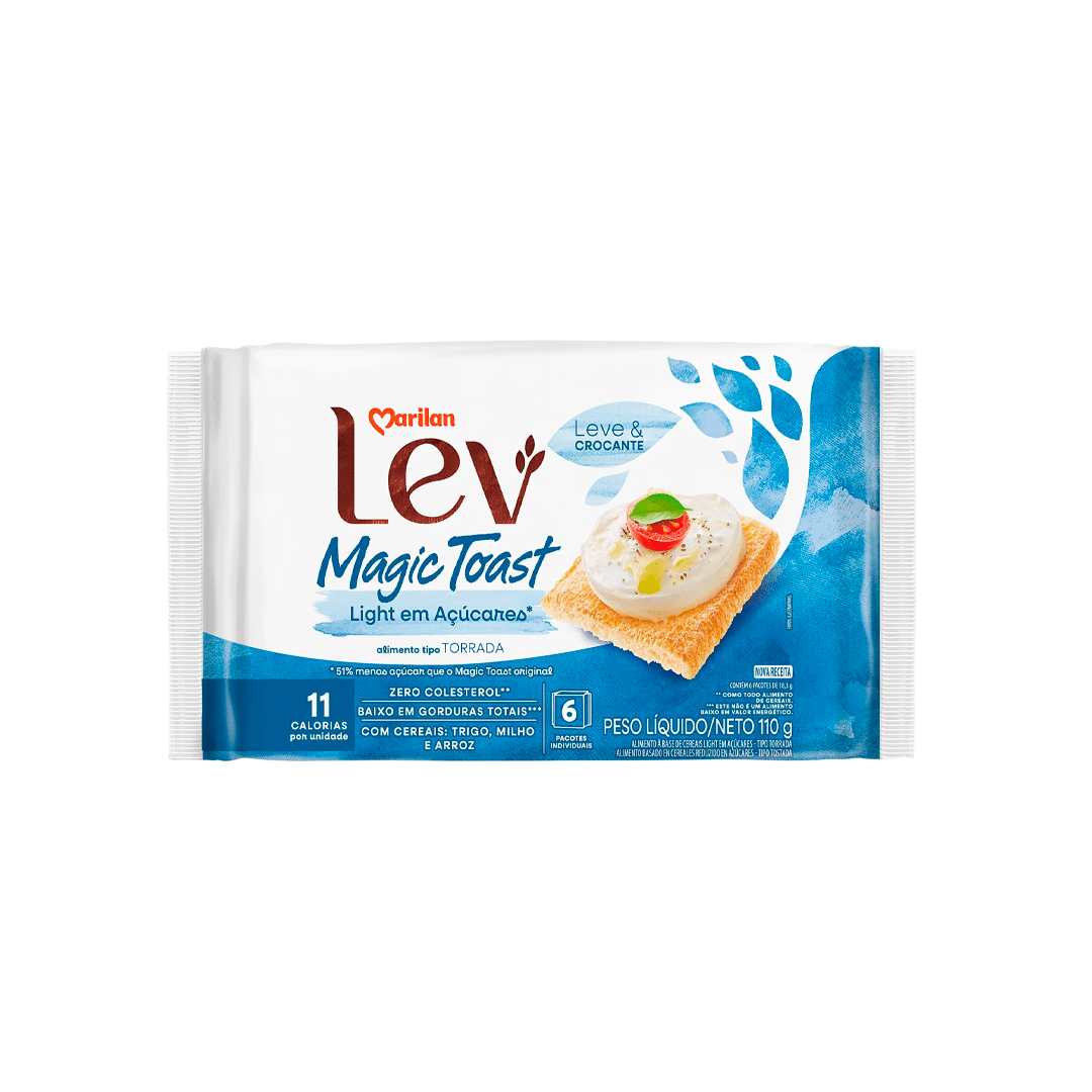 Torrada Mag Toast Light Lev Marilan 110g
