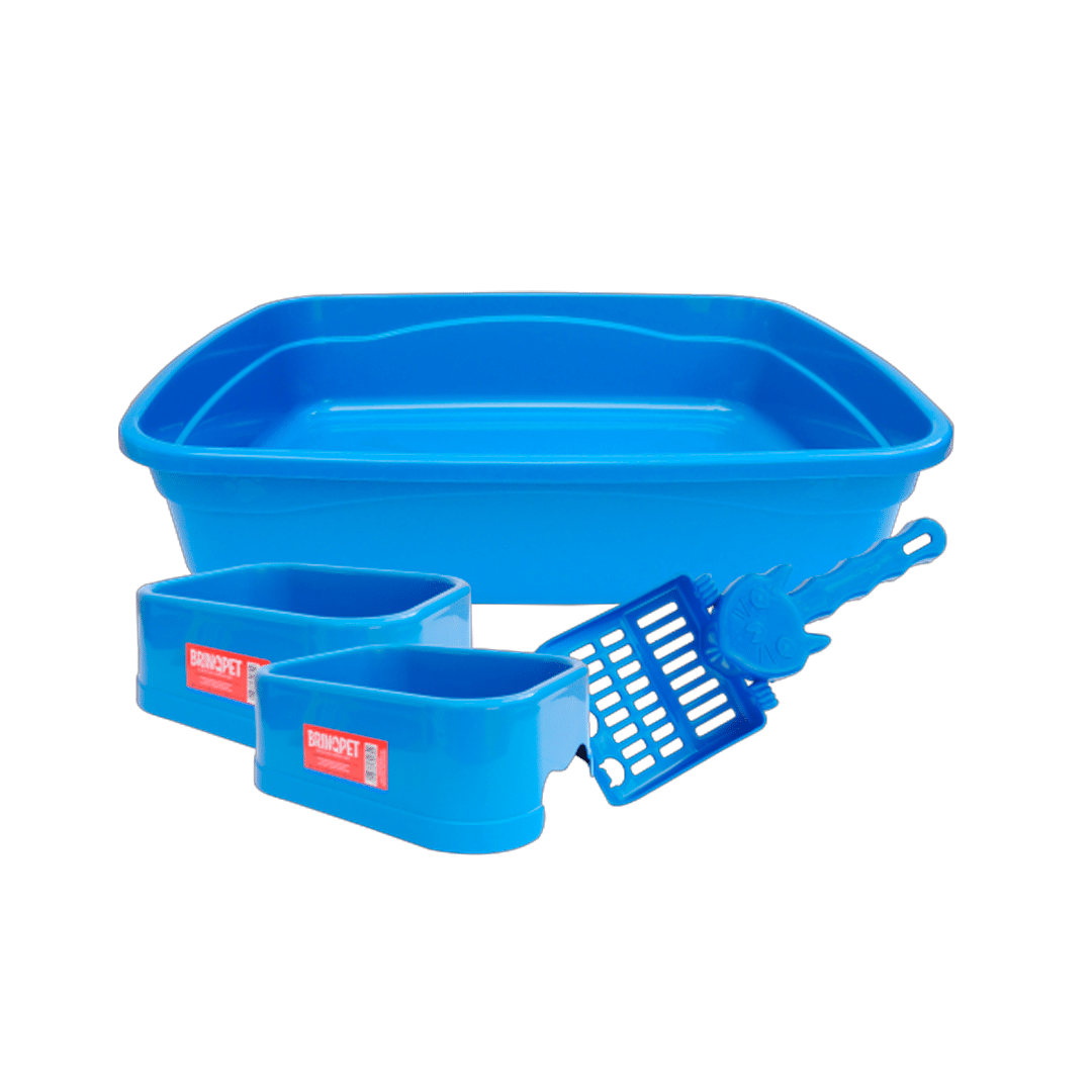 Kit Banheiro Gato BrinqPet 1X3 (CORES)