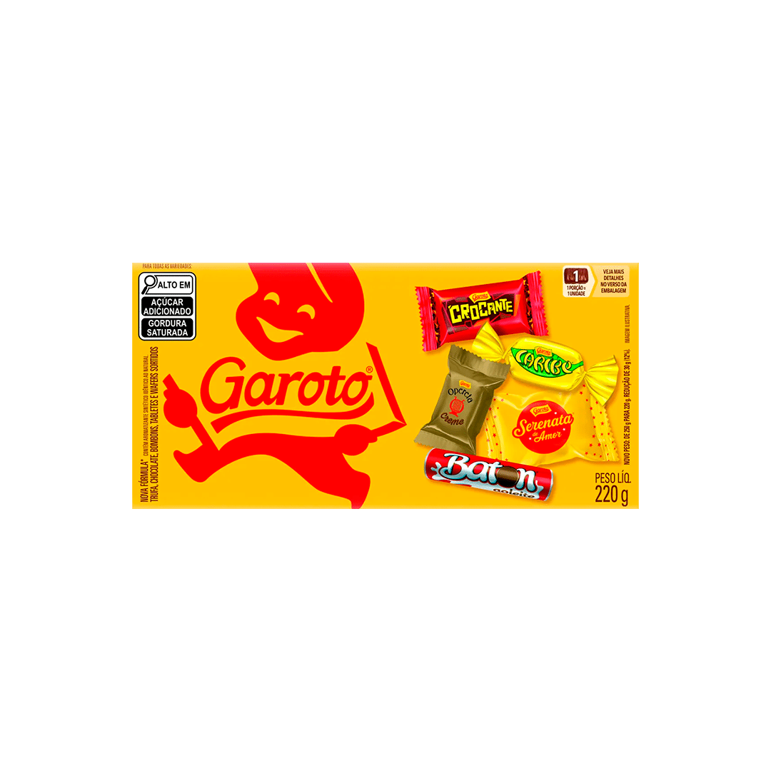 Bombons Sortidos Garoto 220g
