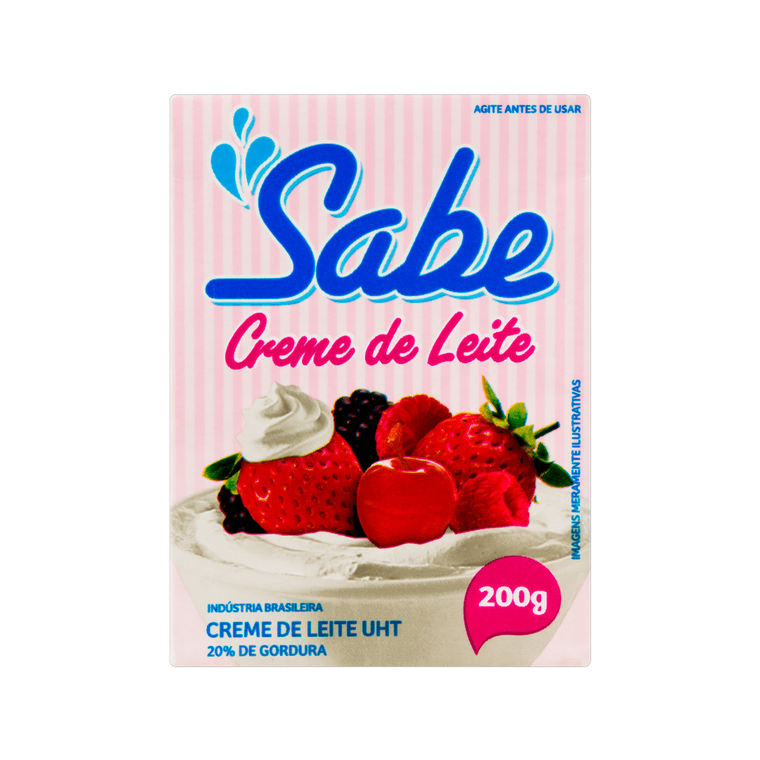 Creme De Leite UHT Sabe 200G