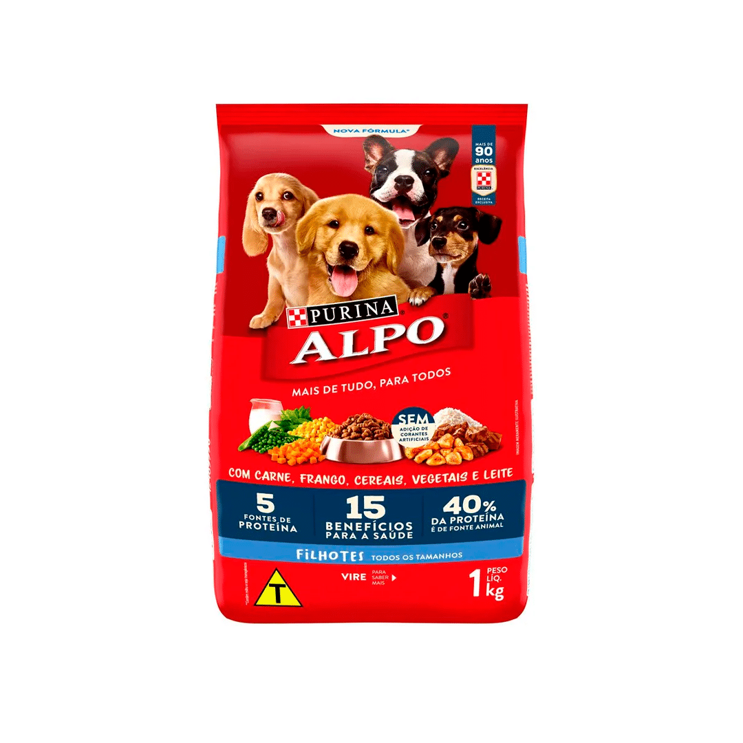 Rac Filhote Carn Fg Cer Veg Lei Alpo 1KG