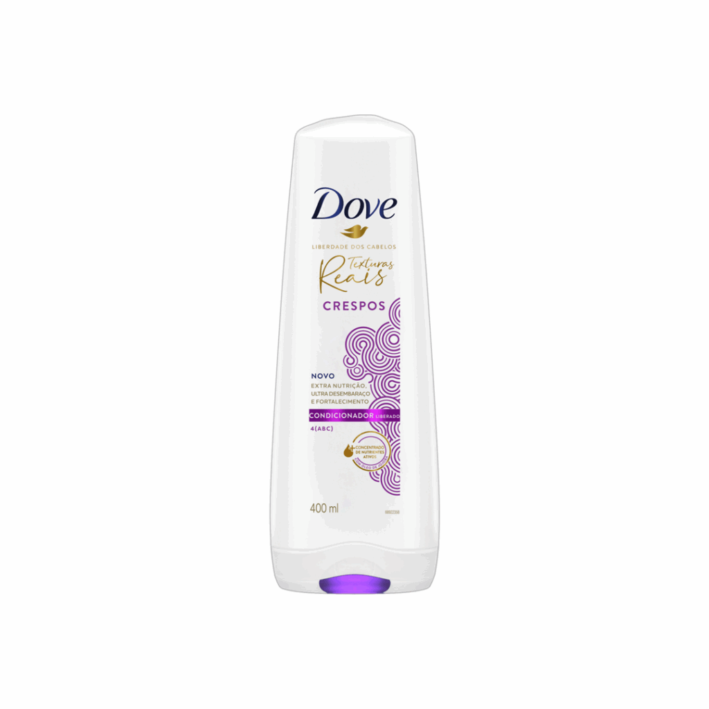 Cond Crespo Text Reais Dove 400ML