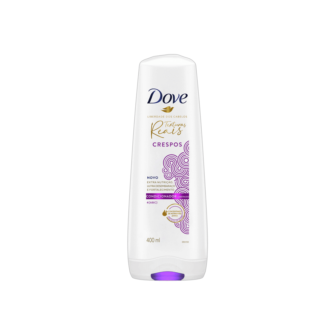 Cond Crespo Text Reais Dove 400ML