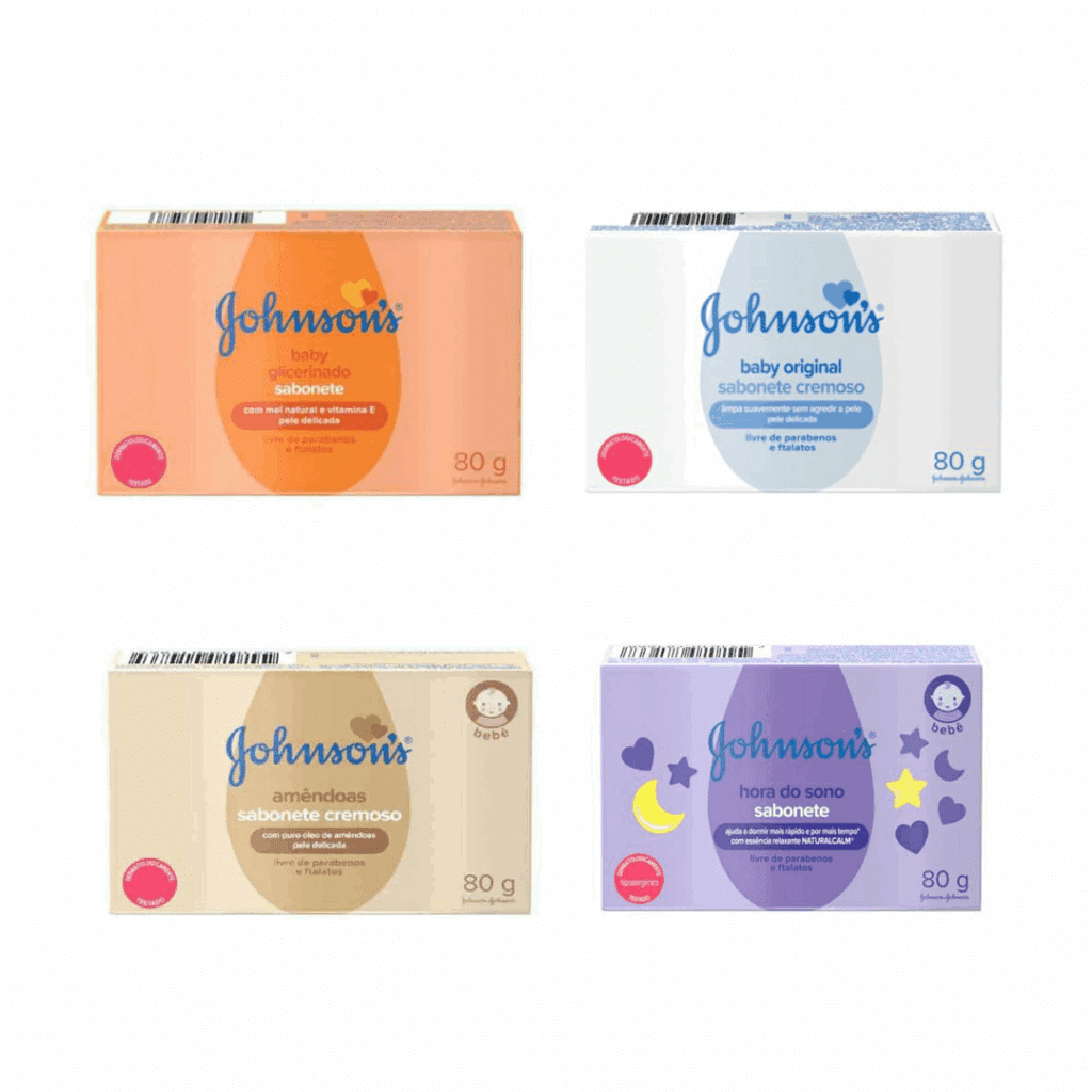 Sab Barra Johsons Baby 80G (FRAGRÂNCIAS)