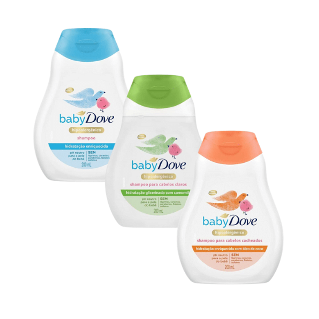 Shampoo Baby Dove 200ML (FRAGRÂNCIAS)