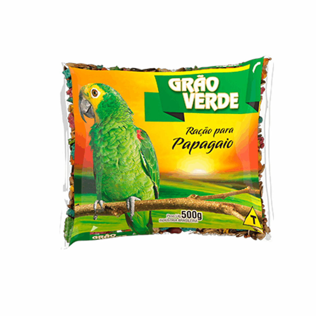 Rac Papagaio Grao Verde 500g
