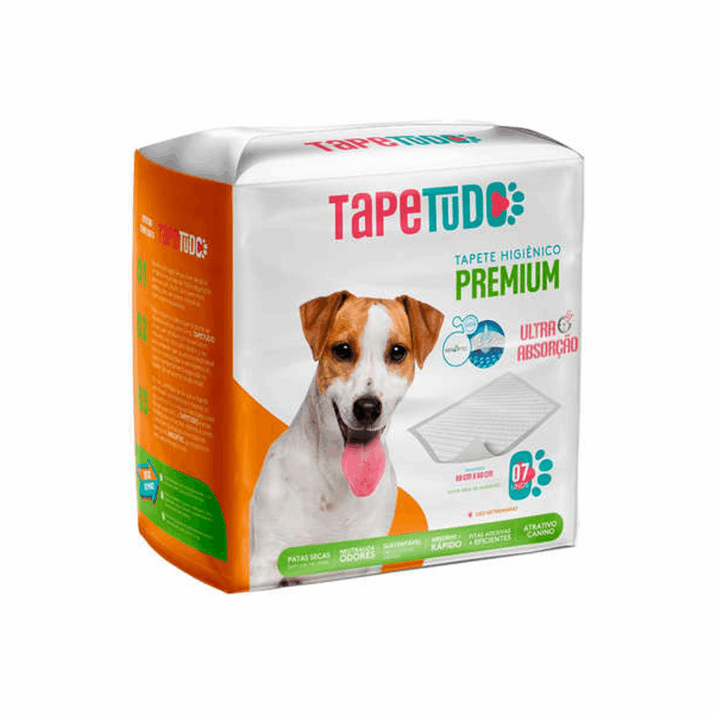 Tapete Higiênico Tapetudo 80x60 7un
