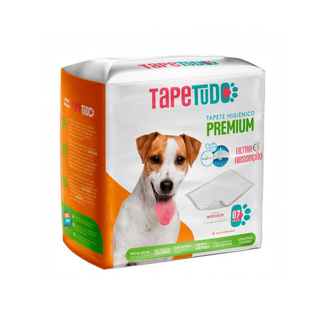 Tapete Higiênico Tapetudo 80x60 7un