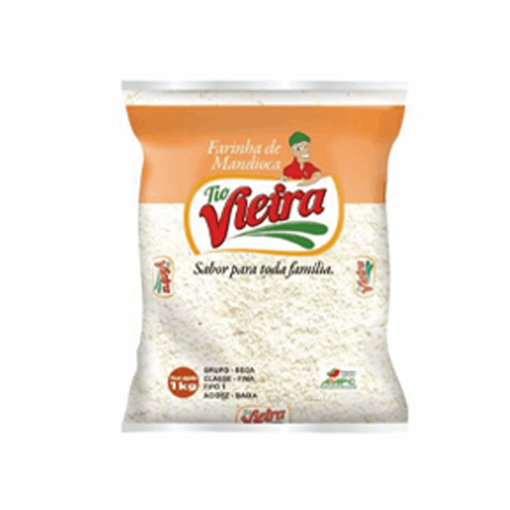 Farinha Mandioca Fina TP1 Tio Vieira 1KG