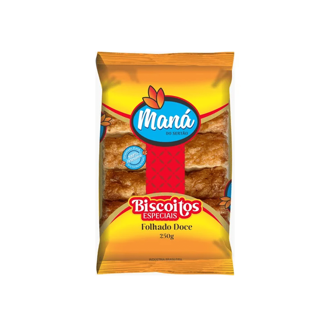 Biscoito Folh Doce Mana 250g