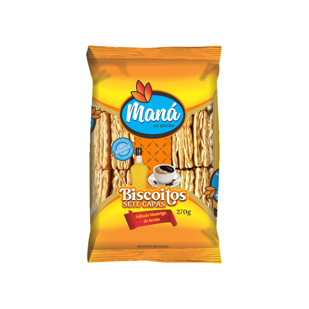 Biscoito Folh Manteig D Sertão Mana 270g