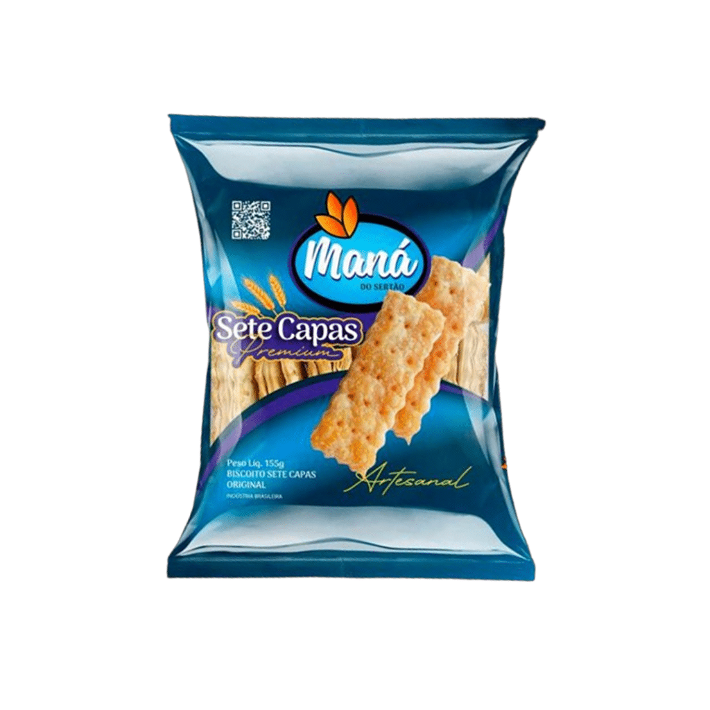 Biscoito Sete Capas Orig Prem Mana 155g