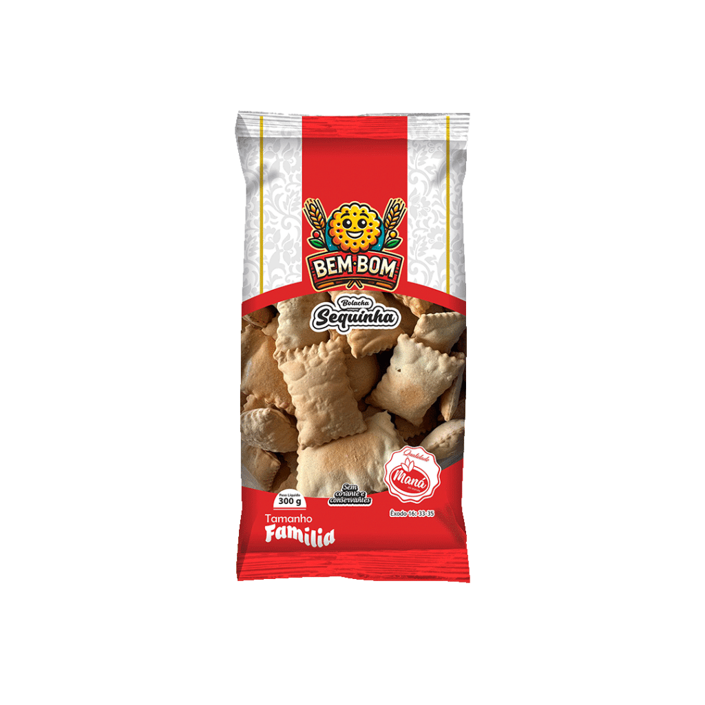 Bolacha Bem Bom Sequinha Mana 300g