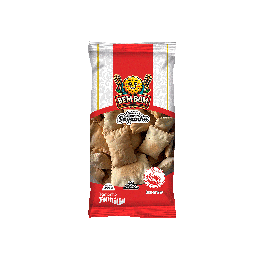 Bolacha Bem Bom Sequinha Mana 300g