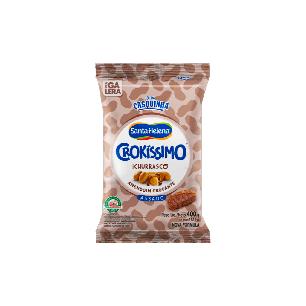 Amendoim Churras Crokissimo S Helena 400G