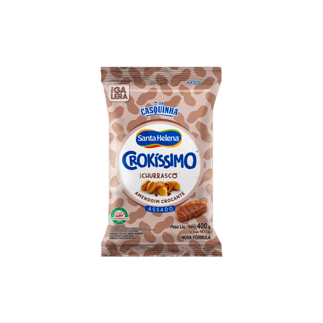 Amendoim Churras Crokissimo S Helena 400G