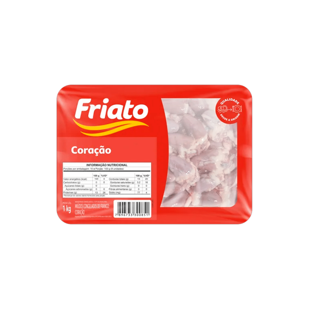 Coracao Frango Cong Bdj Friato 1Kg