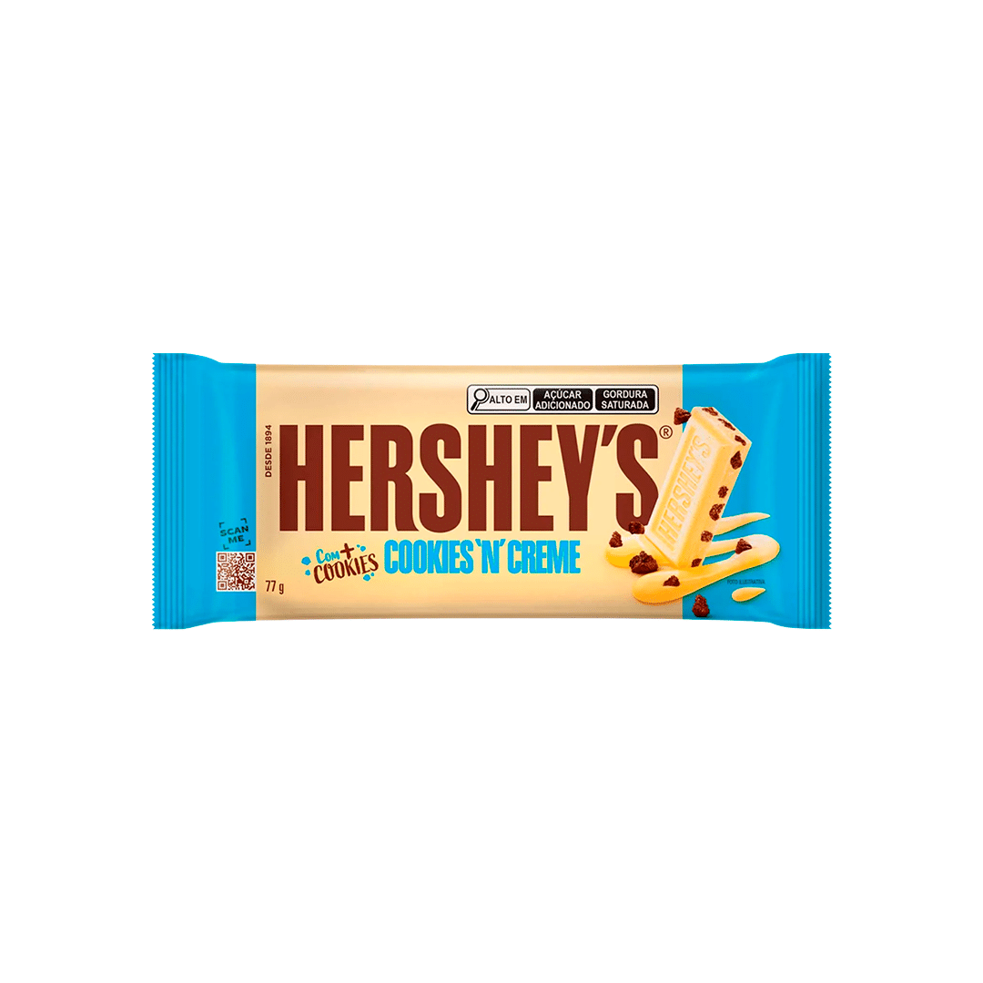 Choc Barra Bc Cookies Creme Hersheys 77g