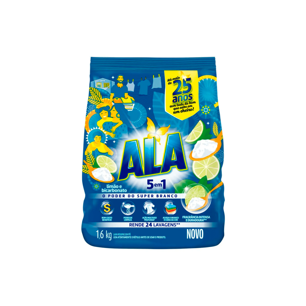 Lava Roupa Po Ala 1,6KG (Fragrâncias)