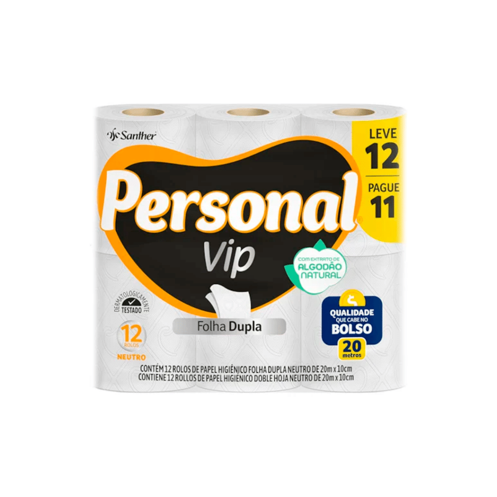 Papel Hig Vip LV12 PG11 Personal 20m