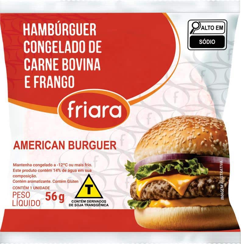Hamburguer Cong Misto Friara 56G