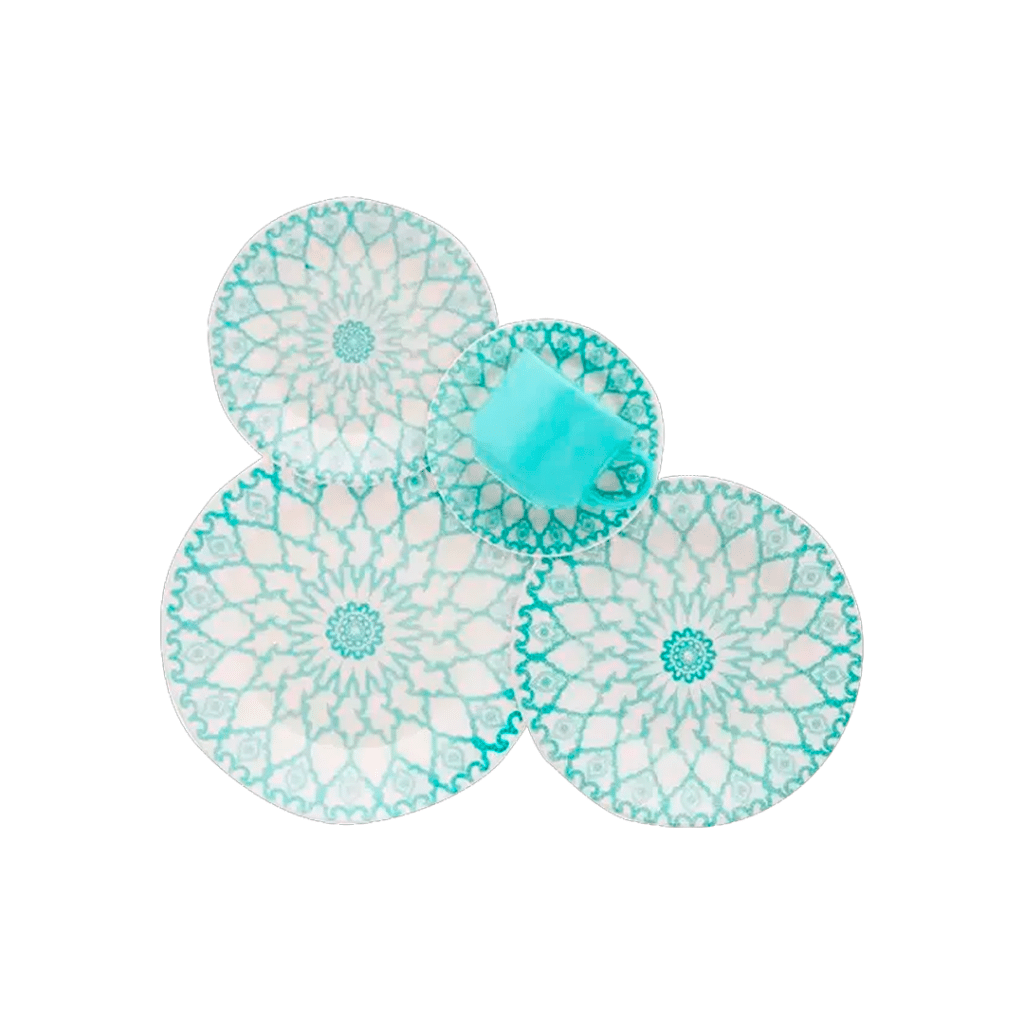 Aparelho De Jantar E Cha Mandala 20un