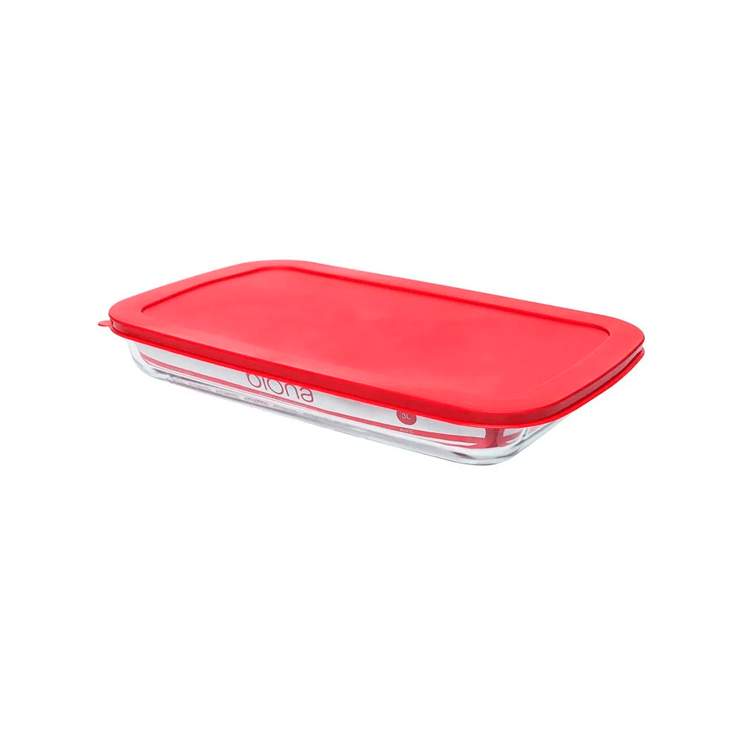 Assadeira Borosilicato Vd Ret C T biona 3L