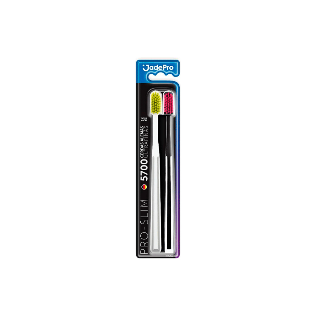 Escova Dental 742 Macia Pr Slim Jadepro 2UN