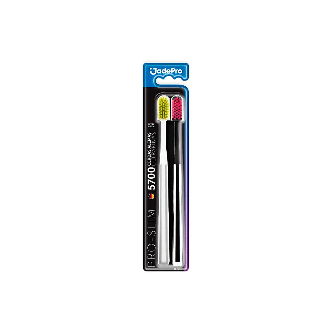 Escova Dental 742 Macia Pr Slim Jadepro 2UN