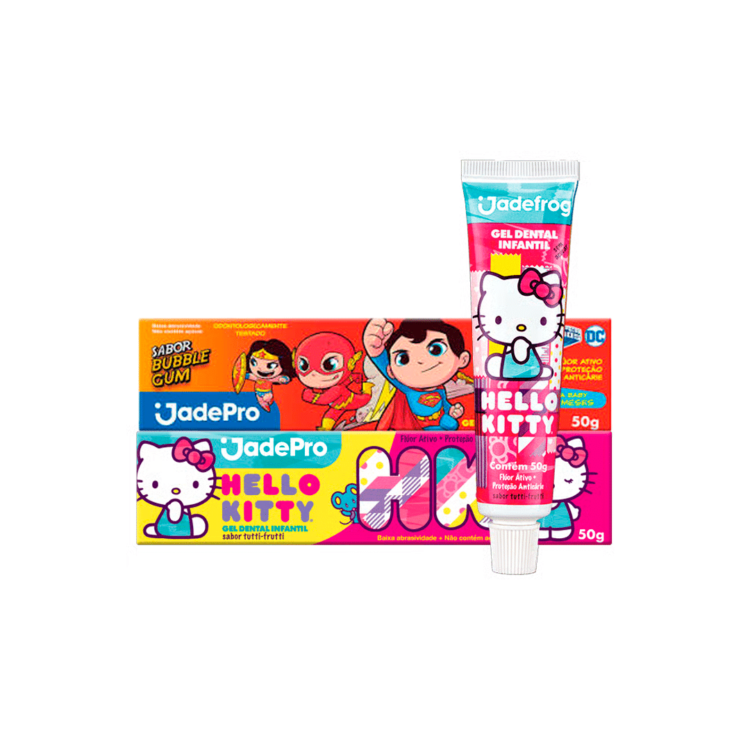 Gel Dental Infantil Jadepro 50g (Fragrâncias)