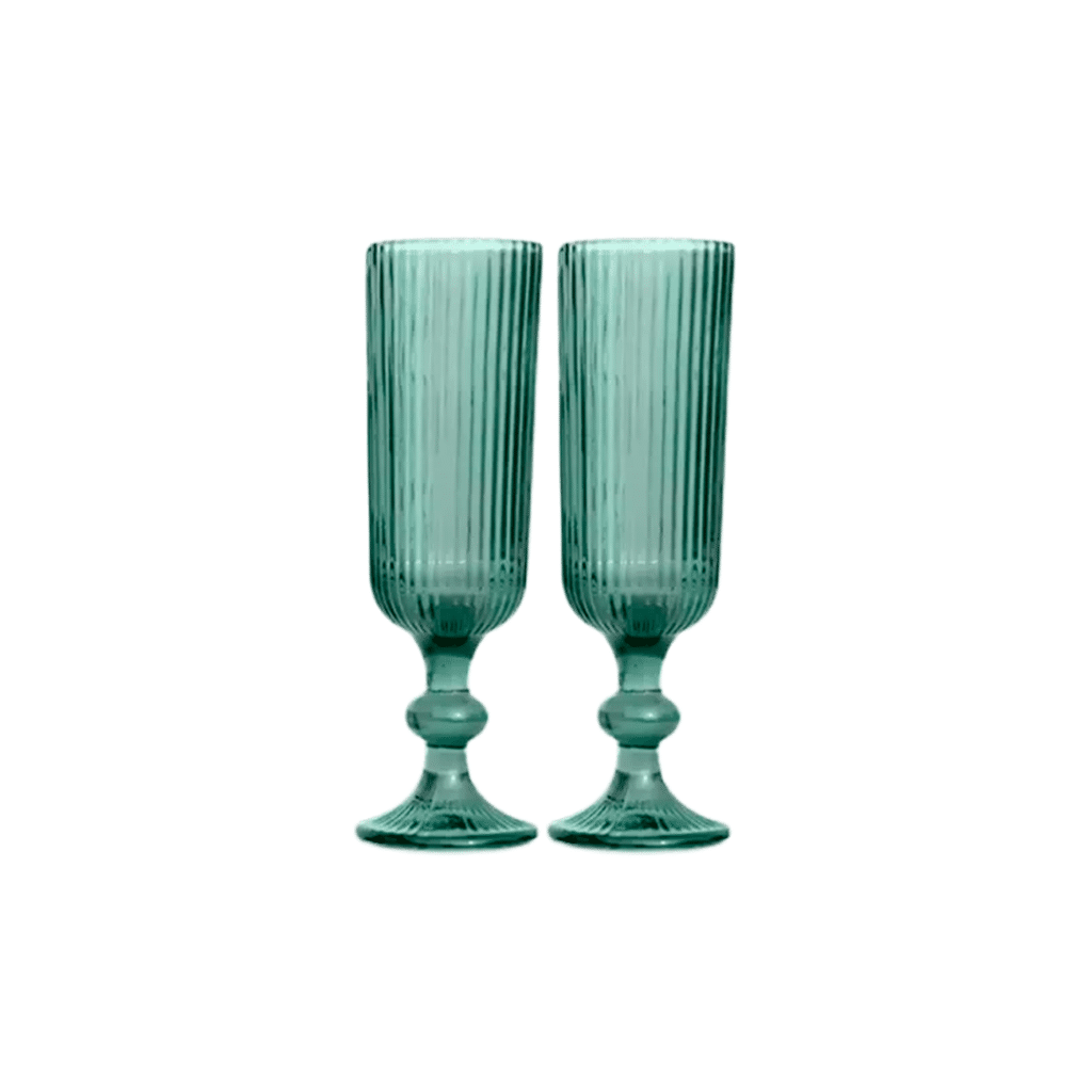 Jg Taça Champagne Camer Vd Verde 160ml 6UN