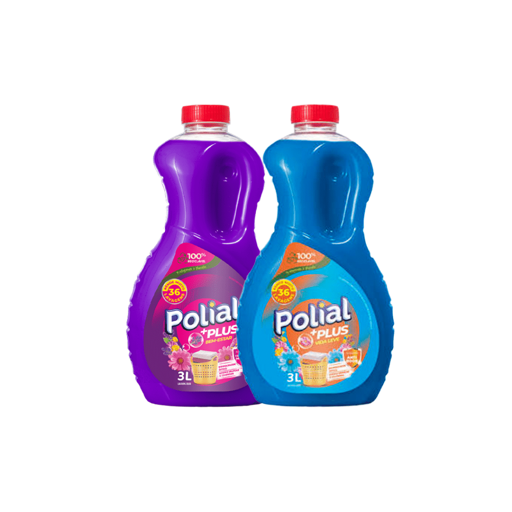 Lava Roupa Liquido Polial 3L (Fragrâncias)